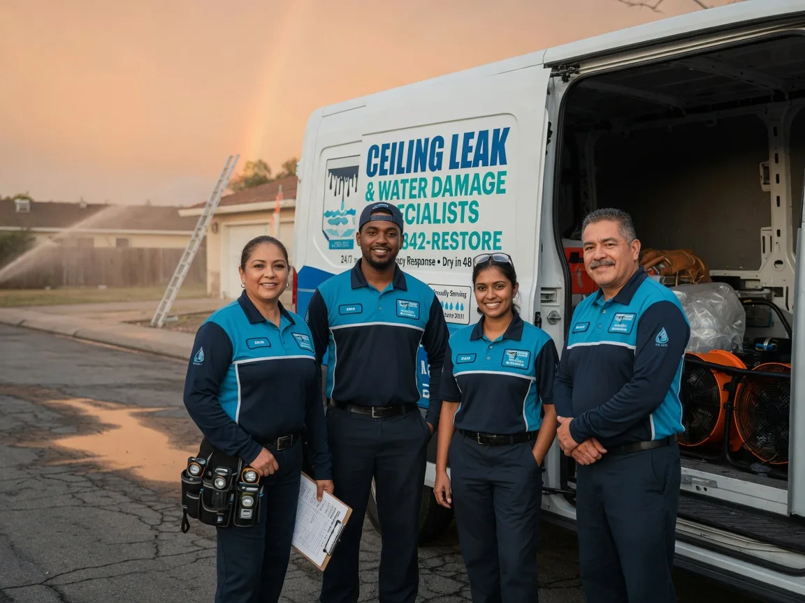 Ceiling Leak Cleanup company in West Millgrove, OH