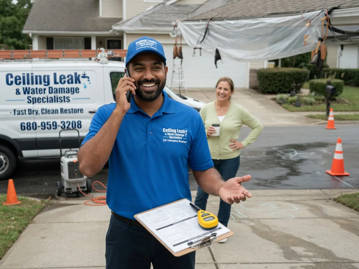 Ceiling Leak Cleanup West Millgrove, OH FAQs